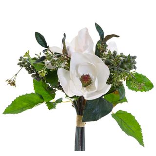 Magnolia Grape & Berries Bouquet 32cm White