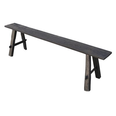 Long Bench Black