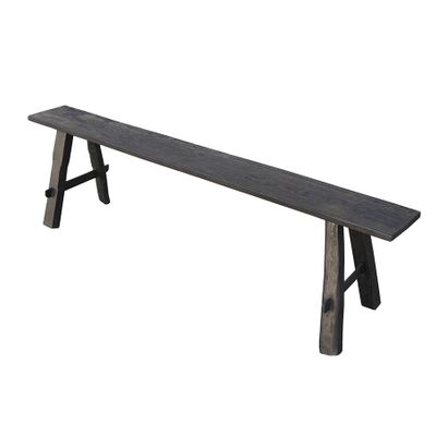 Long Bench Black