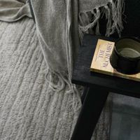 Small timber vintage side table/Bench Black