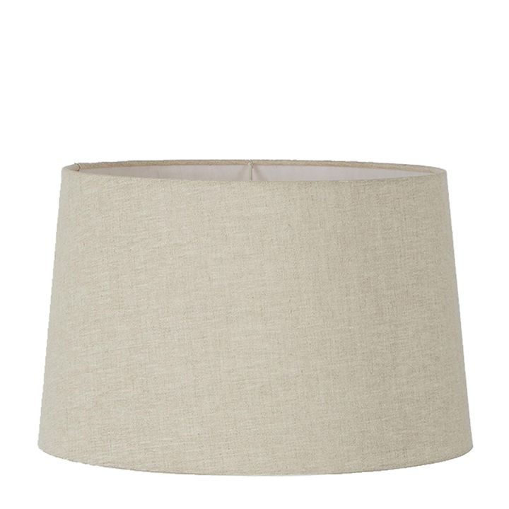 Linen Drum Lamp Shade XL Light Natural