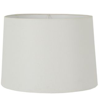 Linen Drum Lamp Shade XXXL Textured Ivory