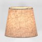 Linen Clip On Taper Lamp Shade XXS Dark Natural