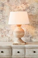 Coach Table Lamp Base Natural