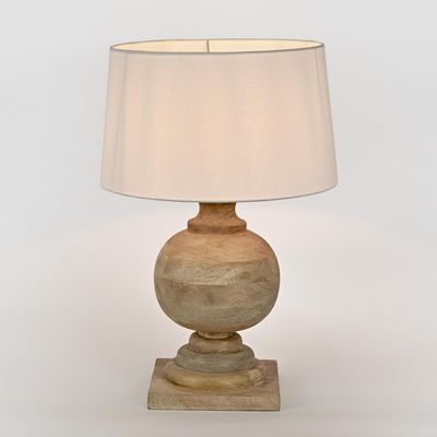 Coach Table Lamp Base Natural