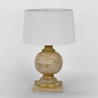 Coach Table Lamp Base Natural