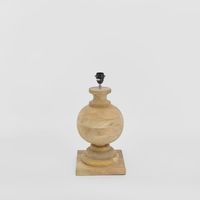 Coach Table Lamp Base Natural- Base Only