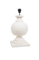 Coach Table Lamp Base White