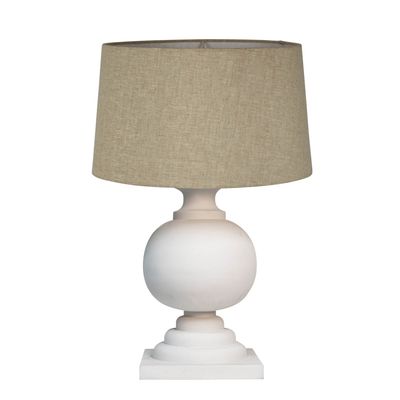 Coach Table Lamp Base White