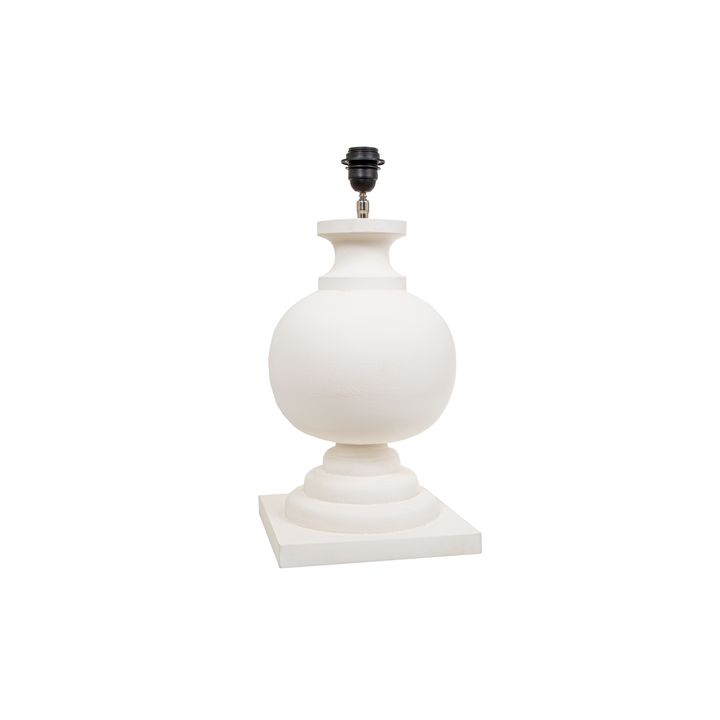 Coach Table Lamp Base White