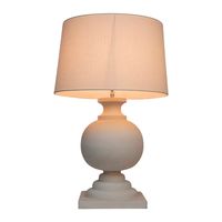 Coach Table Lamp Base White