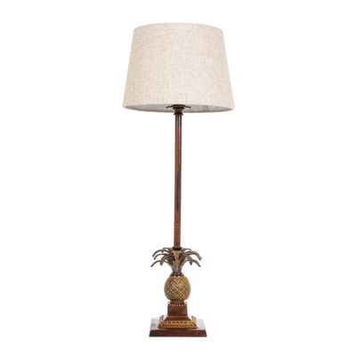 Caribbean Pineapple Table Lamp Base Brown