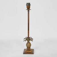 Caribbean Pineapple Table Lamp Base Brown