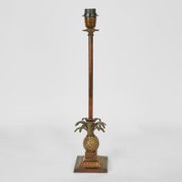 Caribbean Pineapple Table Lamp Base Brown- Base Only