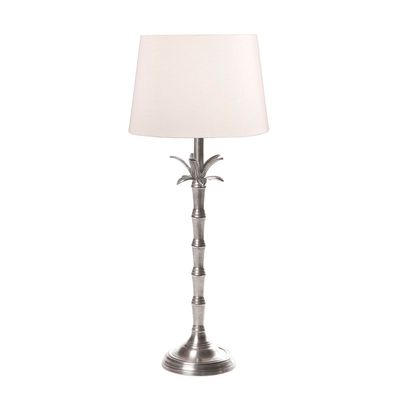 Bahama Table Lamp Base Small Silver