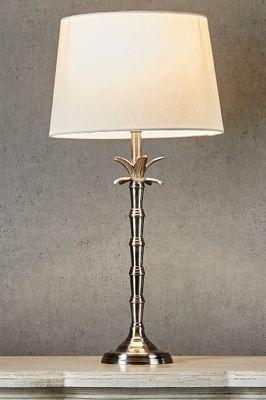 Bahama Table Lamp Base Small Silver