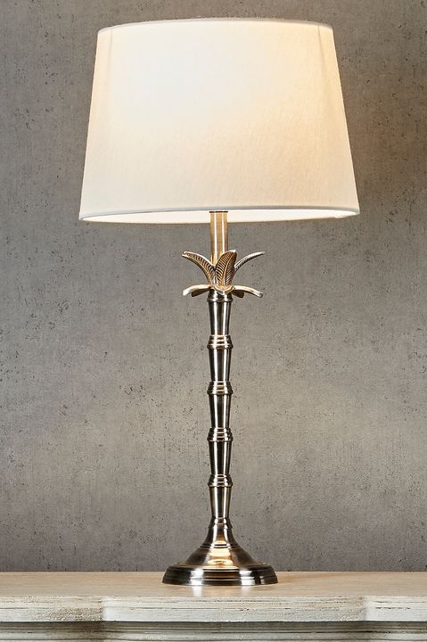 Bahama Table Lamp Base Small Silver