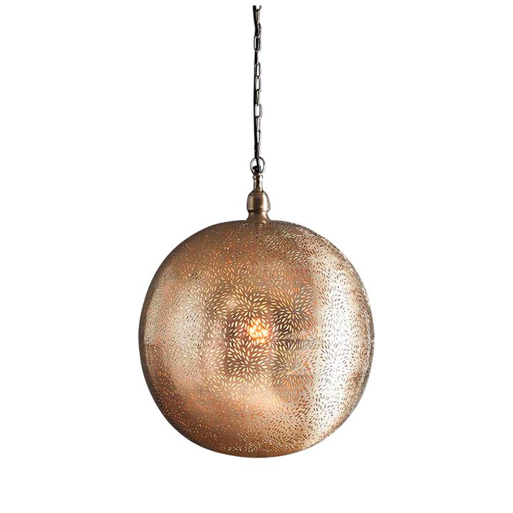 Orion Ball Ceiling Pendant Nickel