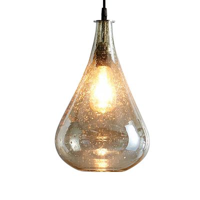 Lustre Teardrop Ceiling Pendant Pale Green