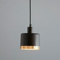 Montreux Ceiling Pendant Small Black and Gold