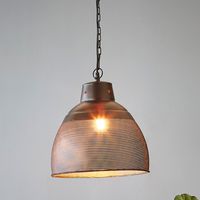 Riva Ceiling Pendant Small Matt Black and Gold