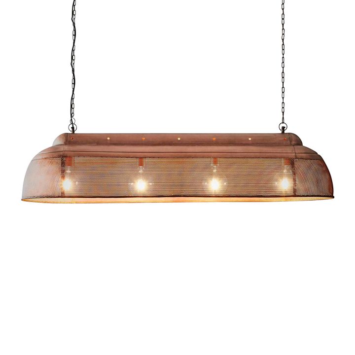 Riva Ceiling Pendant Extra Long Antique Copper