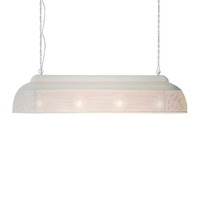 Riva Ceiling Pendant Extra Long Matt White