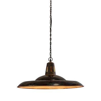 Zetland Ceiling Pendant Large Old Black