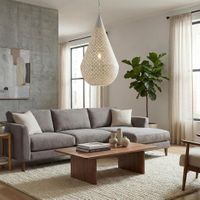 Europa Ceiling Pendant Large White