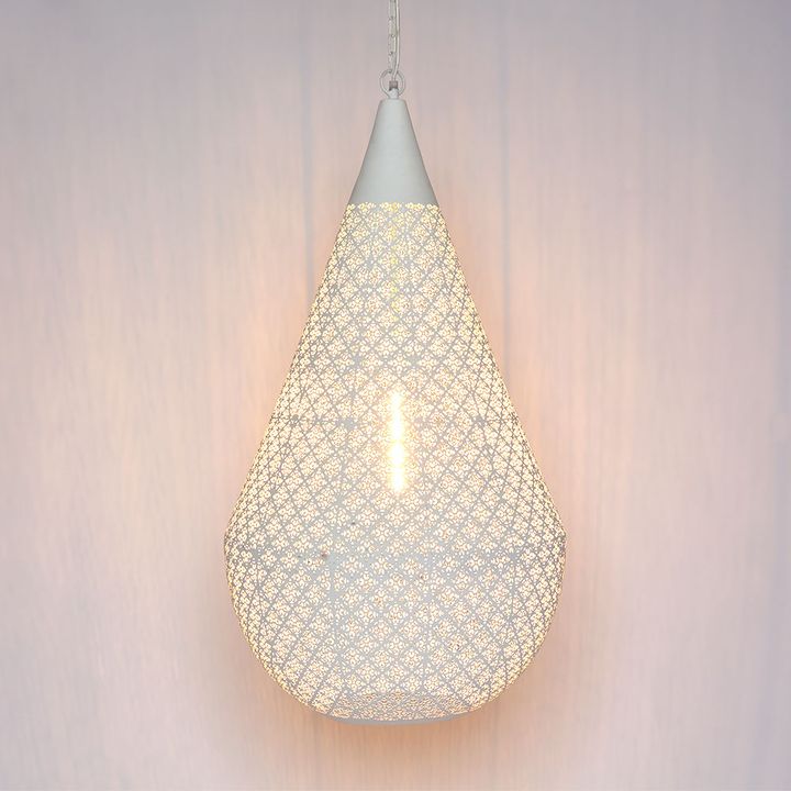 Europa Ceiling Pendant Large White