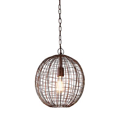 Cray Ball Ceiling Pendant Small Antique Copper