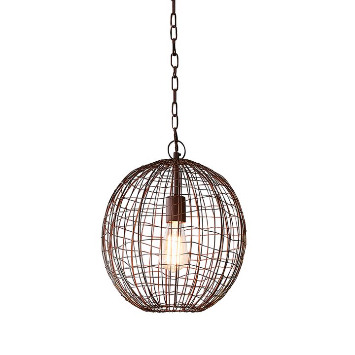 Cray Ball Ceiling Pendant Small Antique Copper