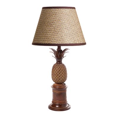 Bermuda Pineapple Table Lamp Base Brown