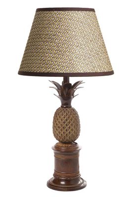 Bermuda Pineapple Table Lamp Base Brown