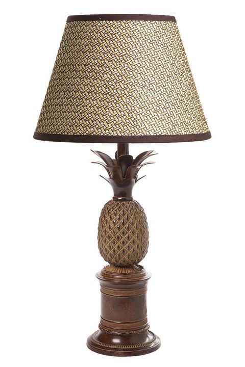 Bermuda Pineapple Table Lamp Base Brown- Base Only