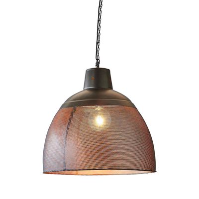 Riva Ceiling Pendant Medium Black and Gold