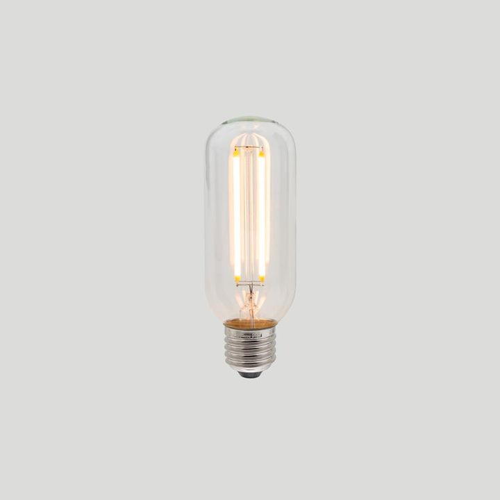 T45 Long LED Filament - Clear Glass - 4W E27 2200k