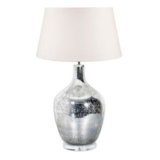 Fortuna Table Lamp Base Large Silver