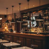 Brasserie Overhead Ceiling Pendant Small Black