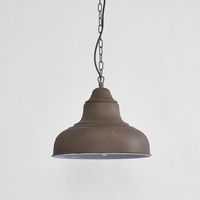 Brasserie Overhead Ceiling Pendant Small Rust