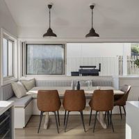 Brasserie Overhead Ceiling Pendant Small Rust