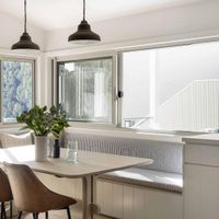 Brasserie Overhead Ceiling Pendant Small Rust