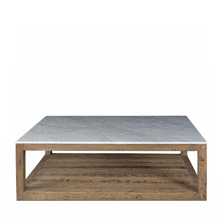Denver Marble Coffee Table White
