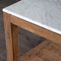 Denver Marble Coffee Table White