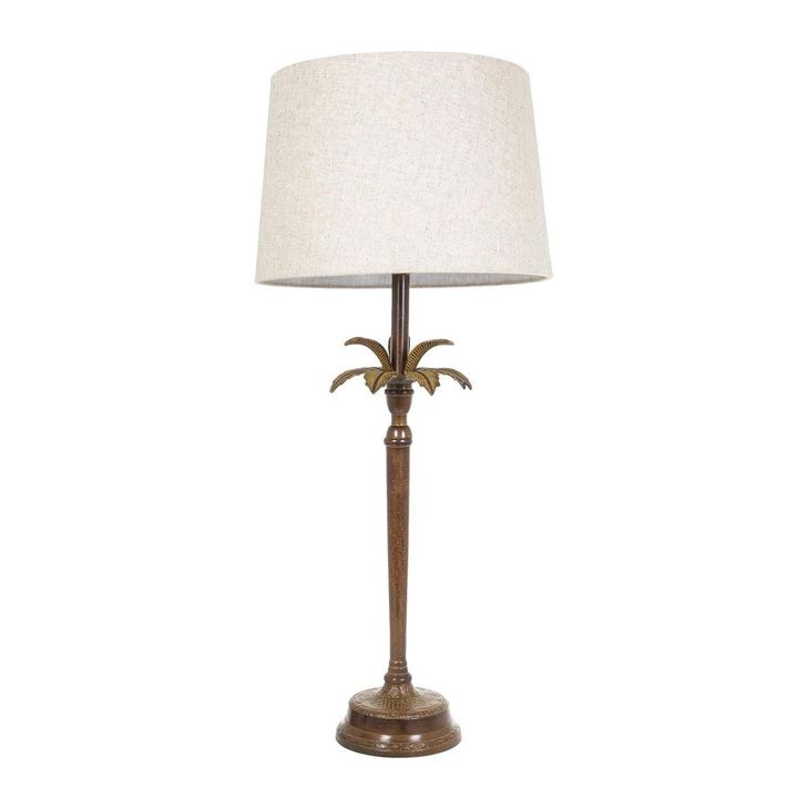 Casablanca Table Lamp Base Brown- Base Only