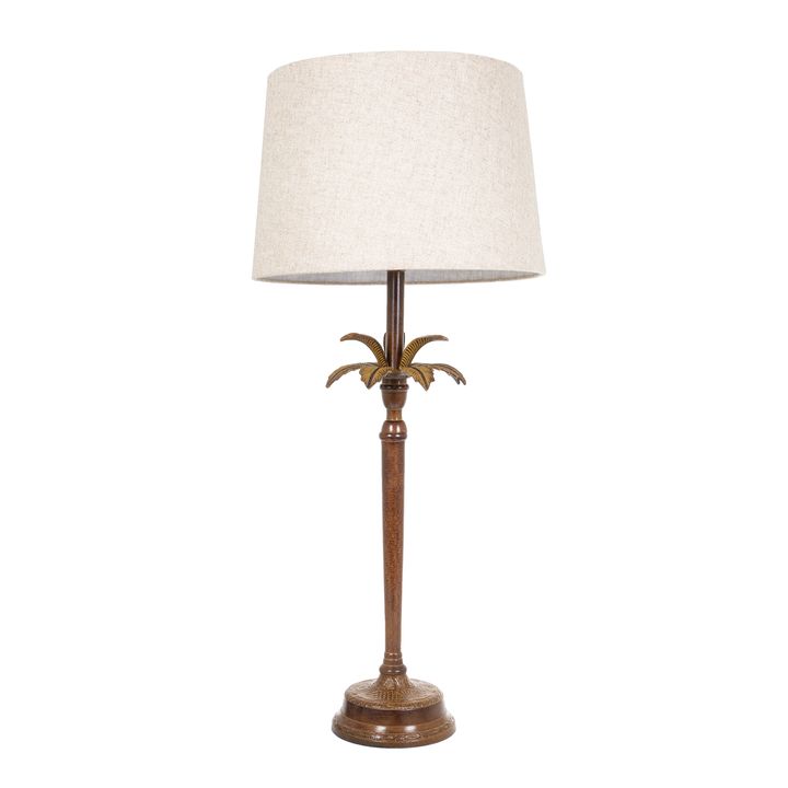 Casablanca Table Lamp Base Brown