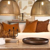 Riva Ceiling Pendant Medium Antique Brass