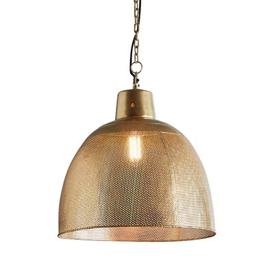 Riva Ceiling Pendant Medium Antique Brass