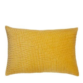Nakur Long Velvet Cushion Yellow