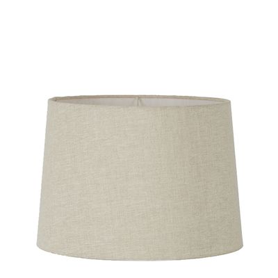 Linen Drum Lamp Shade Large Light Natural